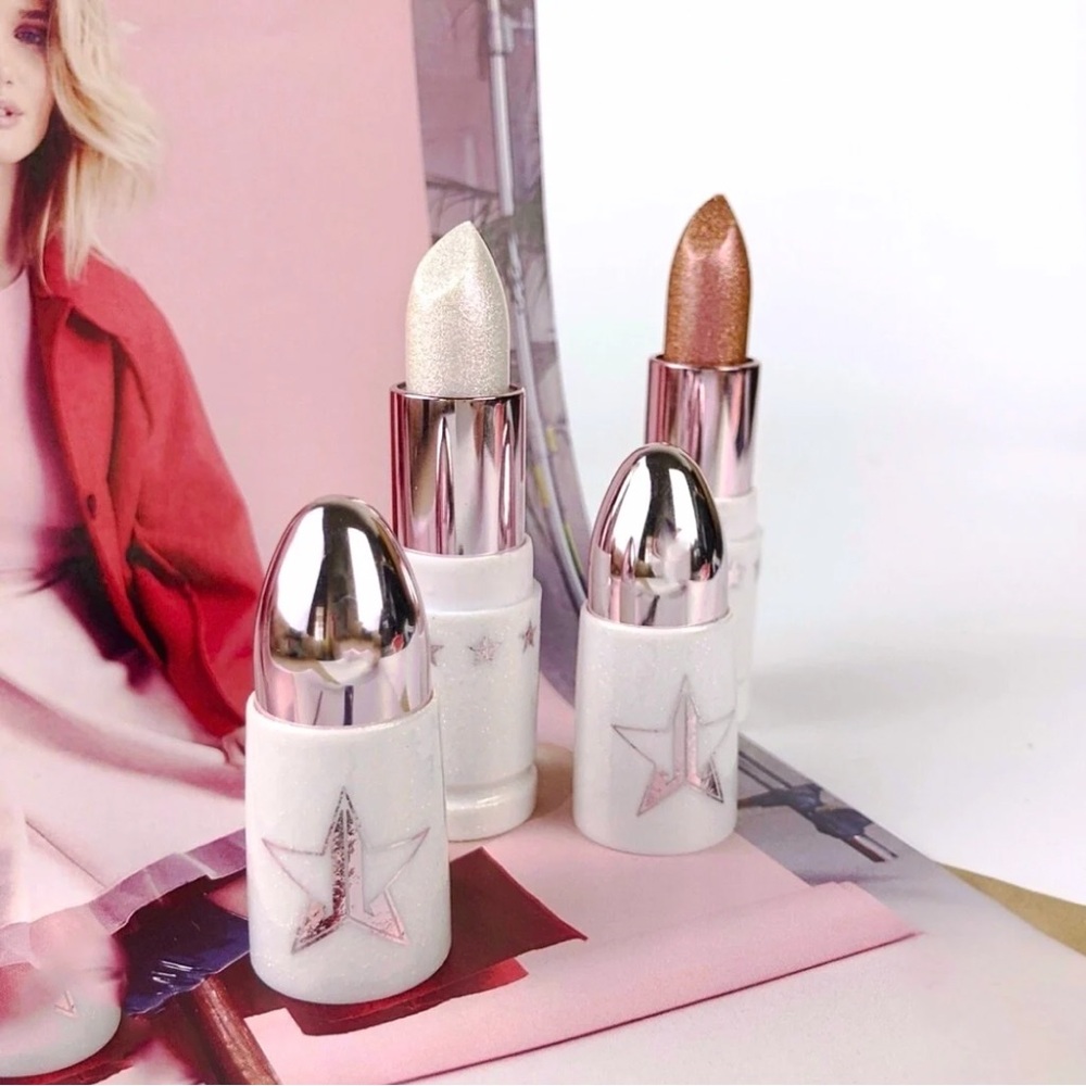 Jeffree Star | ‘Alien Tears’ & ‘Galaxy Gold’ Lip Ammunition | NiB L.E. rare - Picture 14 of 16
